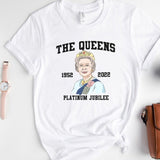 Inspired by Queen's Platinum Jubilee 2022 Elizabeth 70 Years T-shirt Short Sleeve Summer Loose Top