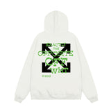 OFF WHITE Hoodie Trendy Street Style Personalized Cotton