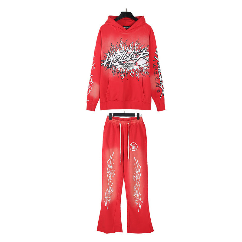 Hellstar Hoodie And Pants Two-Piece Set