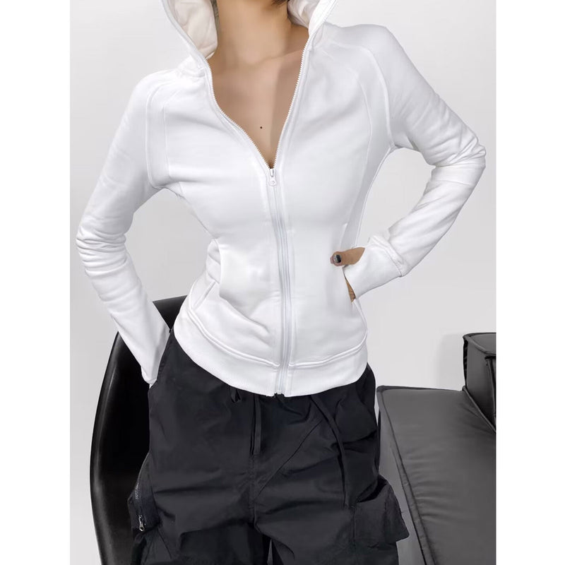 Women Hoodie Thickened Warm Leisure Yoga Training