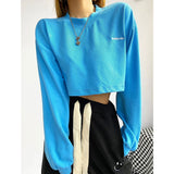 Women Hoodie Loose-Fitting Cropped Hot Girls