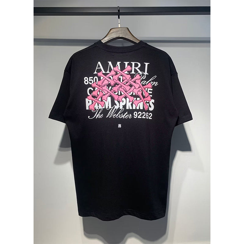 Amiri T Shirts Fashion Print Couple High Street