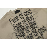Unisex T-Shirts FOG Dirty Casual Loose T-Shirts