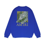 Amiri Long Sleeved Shirt Printed Trendy Pure Cotton