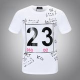 Dsq2 T Shirt Casual Sports Printed Short Sleeve Summer Men