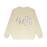 Amiri Long Sleeved Shirt Printed Trendy Pure Cotton