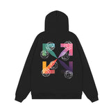 OFF WHITE Hoodie Trendy Street Style Personalized Cotton