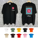 Rhude T Shirts Printed Trendy Pure Cotton
