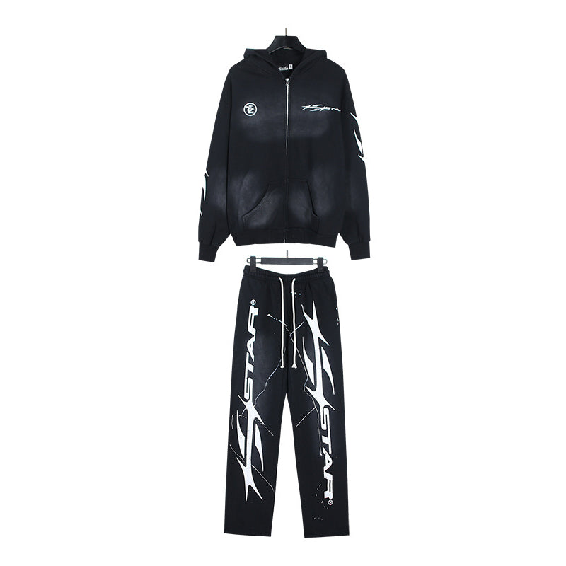 Hellstar Hoodie And Pants Two-Piece Set
