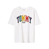 2024 New Fashion Women's T-shirts Letter Print Summer High