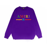 Amiri Long Sleeved Shirt Printed Trendy Pure Cotton