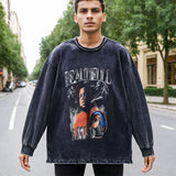 Mens Vintage Long Sleeve Shirt