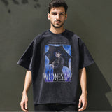 Mens Vintage T-Shirt Summer Men's T-Shirt Short Sleeve