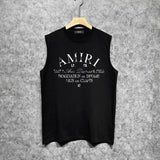Amiri tank top damaged little spider print