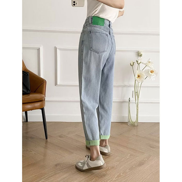 Women Jeans Versatile Casual Slim-Fit