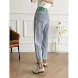Women Jeans Versatile Casual Slim-Fit