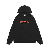 OFF WHITE Hoodie Trendy Street Style Personalized Cotton