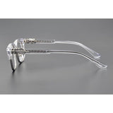 CHH Chrome Hearts Glasses Versatile Pure Titanium Box Retro Myopia Anti-Blue Light Glasses Frame