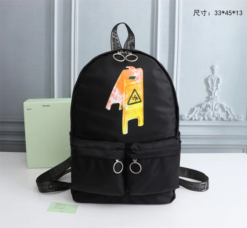 Off White Bag Casual Outdoor Convenient Tote Bag