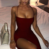 Women Dress Sexy Temperament Sling Dress