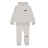 Fog Essentials Hoodie & Pant 2 Piece Set Sweater Black Letters Flocking