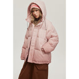 Unisex Coat University Style Gradient Color Cotton