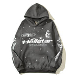 HS Hoodie Retro Distressed Loose Fleece