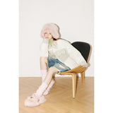 Unisex Coat Loose Plaid Stitching Winter Coat