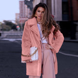Women Fur Jacket Fashion Plush Coat