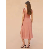 Women Dresses Fashion Elegant Butterfly Slim Strap Dress