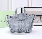 Off White Bag Casual Outdoor Convenient Tote Bag