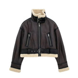 Women Cotton Coat Fashion Motorcycle Jacket