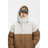 Unisex Coat Outdoor Winter Thickening Stand Collar Cotton-Padded Jacket