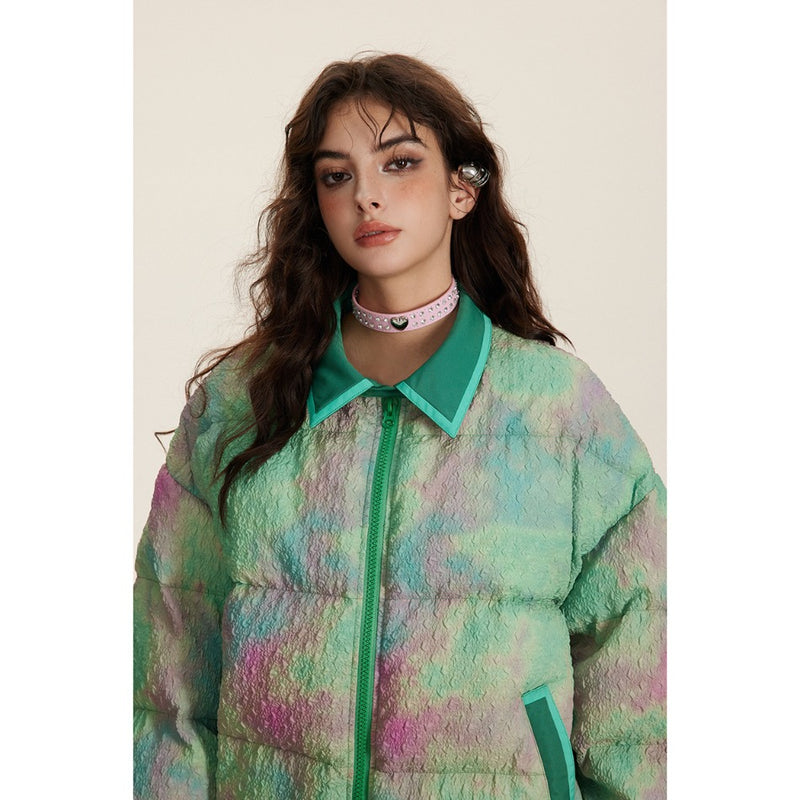 Unisex Coat Thickened Warm Lapel Cotton-Padded Jacket