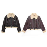 Women Cotton Coat Fashion Motorcycle Jacket