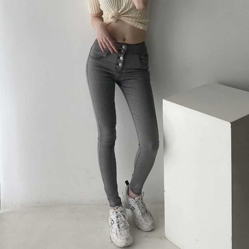 Women Jeans Skinny Slimming Slim Fit Stretch