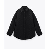 Women Cotton Coat Loose-Fitting Lightweight Thin Short