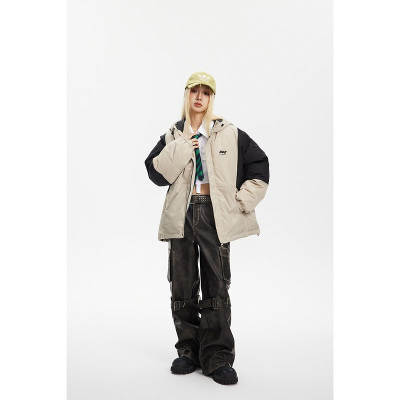 Unisex Coat Outdoor Cotton Coat Loose Thick Winter