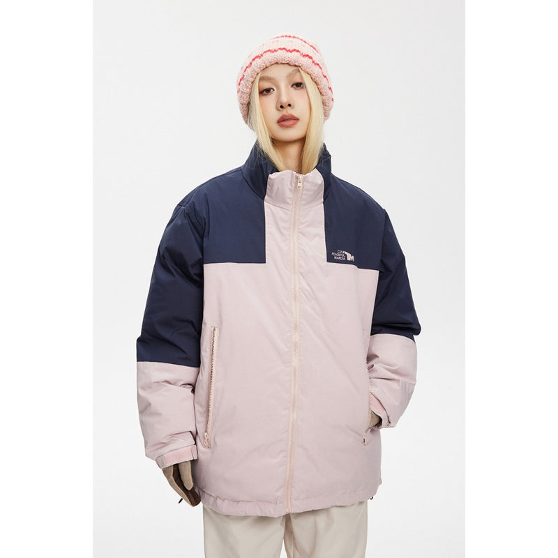 Unisex Coat Outdoor Student Loose Thick Coat Cotton-Padded Jacket