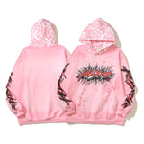 HS Hoodie Vintage Distressed Creative Printing