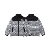 Unisex Coat Patchwork Easy Matching Winter Cotton-Padded Coat