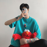 Men T Shirt Summer Versatile Loose