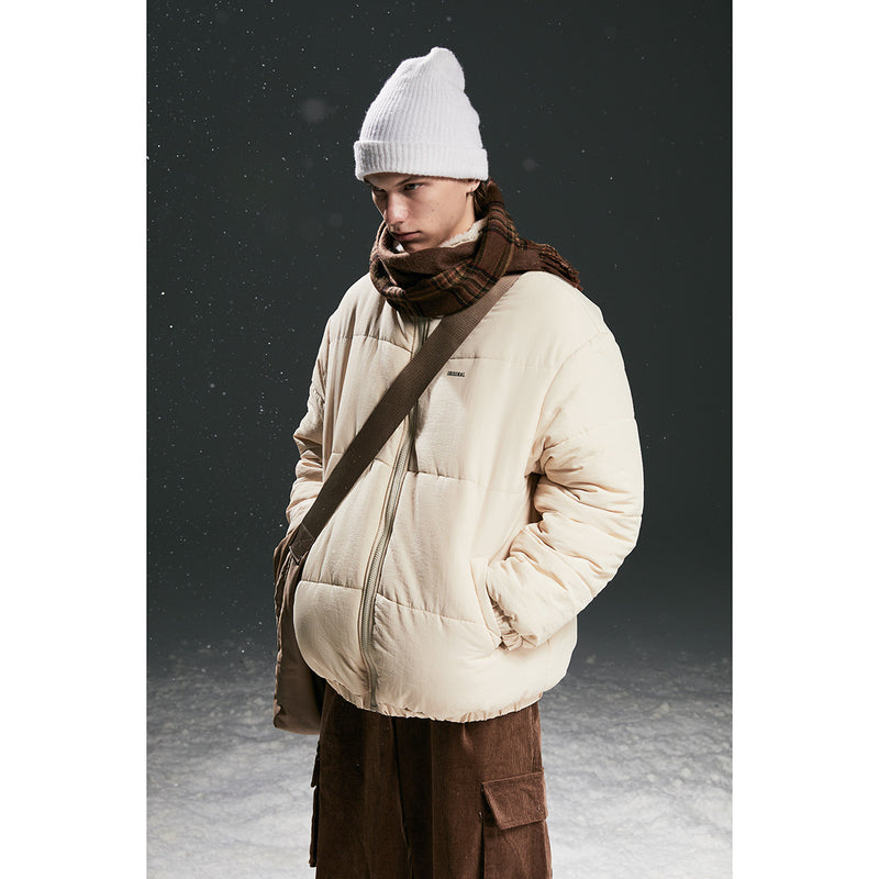 Unisex Coat Retro Loose Winter Cotton Dress Coat for Men