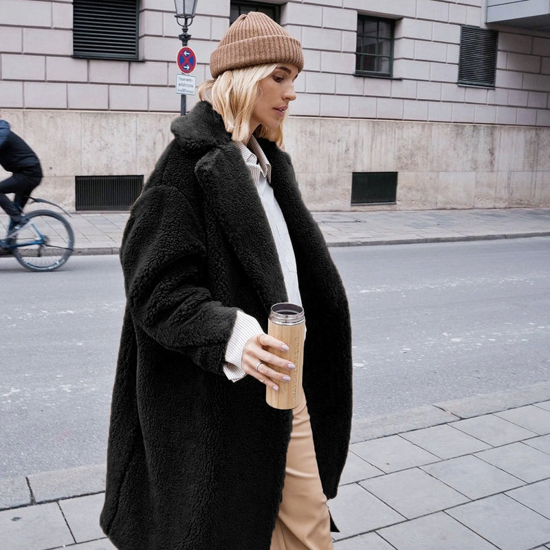 Women Fur Jacket Casual Plush Coat