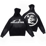 HS Hoodie Vintage Distressed Creative Printing