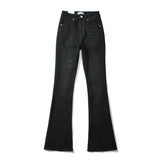 Women Jeans Fashionable Slit Flared Jeans