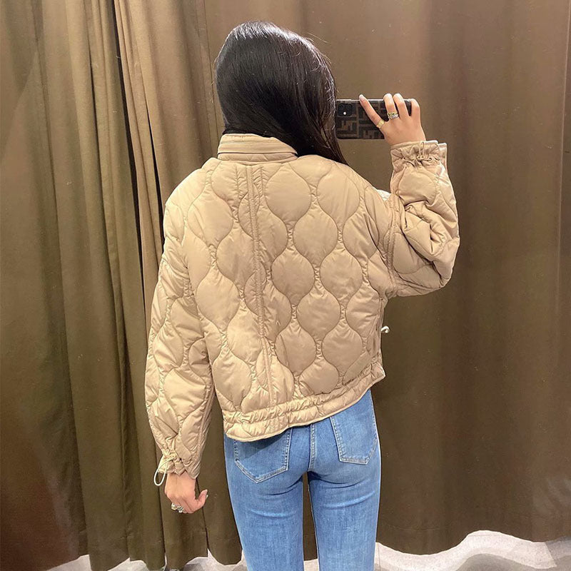 Women Cotton Coat All-Match Loose Cotton Jacket