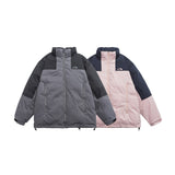 Unisex Coat Outdoor Student Loose Thick Coat Cotton-Padded Jacket