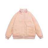 Unisex Coat Loose Lamb Wool Coat