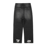Men Jeans Ripped Leisure Loose All-Match